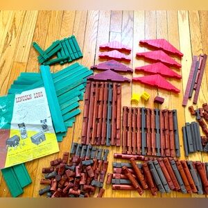 Vintage Lincoln Logs Mix of sets
